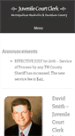 Mobile Screenshot of juvenilecourtclerk.nashville.gov