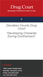 Mobile Screenshot of drugcourt.nashville.gov