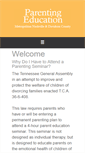 Mobile Screenshot of parentingeducation.nashville.gov