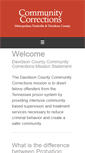 Mobile Screenshot of communitycorrections.nashville.gov