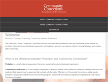 Tablet Screenshot of communitycorrections.nashville.gov